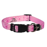 Rogz Yip Yap Yo klasična ogrlica za štence Pink