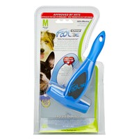 Foolee Furminator za srednje rase plavi
