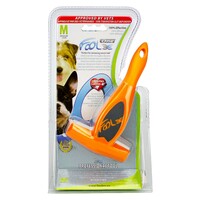 Foolee Furminator za srednje rase narandžasti