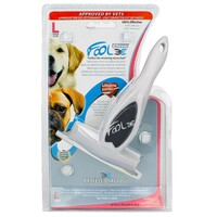 Foolee Furminator za velike rase svetlo sivi