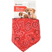 Flamingo Ogrlica+Bandana za pse Crvena 40/65cm 25mm