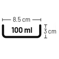 Flamingo Keramička činija za hrčke MYLO bež/bela okrugla 100ml 8,5x3cm