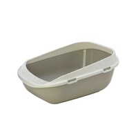 Moderna Mega Comfy Tray + Rim --otvoreni toalet sa ramom- siva