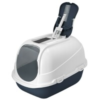 Moderna Mega Comfy-zatvoreni toalet 65.7x49.3x45.7 - plava