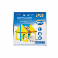 Duvo+ Kućica za igru za glodare Fun House 14X11cm Mixed Colors