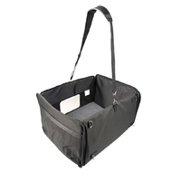 Duvo+ 2u1 Korpa za sedište+Torba 45x39x30cm crna