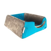 Rogz Cuddle Igloo za mace Blue Floral 41x41x30cm