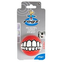 Rogz Grinz Fluroscentna lopta L Crvena