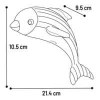 Flamingo Igračka za pse od latexa - Delfin