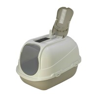 Moderna Mega Comfy-zatvoreni toalet 65.7x49.3x45.7-siva