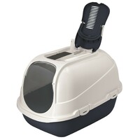 Moderna Mega Comfy-zatvoreni toalet 65.7x49.3x45.7 - plava