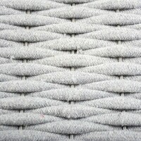 Duvo+ Ležaljka Tipi Oyster od pamučnog kanapa 37X37X55cm Siva