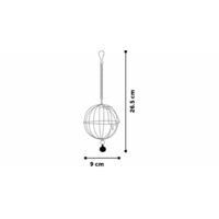 Flamingo Lopta za hranu hromirana za male životinje 9cm