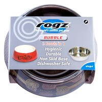 Rogz Činija Bubble Bowlz M Mocha Bone