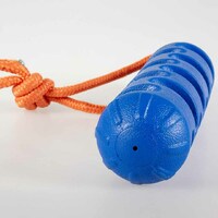 Duvo+ Gumena igračka za pse Groovy grip 40x5,7x5,7cm - Plavo/narandžasta