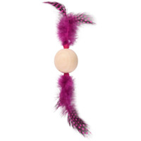 Flamingo Igračka za mačke Kirk ball - Lopta + perje
