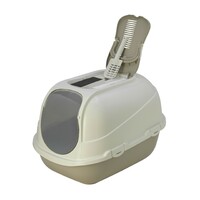 Moderna Mega Comfy-zatvoreni toalet 65.7x49.3x45.7-siva