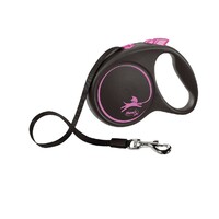 Flexi Black Design L Tape 5m roze