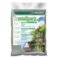 Dennerle Crystal Quartz Gravel Kamen Siva 5kg, šljunak za akvarijum