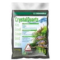 Dennerle Crystal Quarc Gravel Dijamant crna 5kg, šljunak za akvarijum