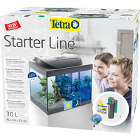 Tetra Akvarijum Start Line LED Cray black 30L