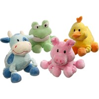 Flamingo Igračke za pse - plišane Plush Duck+Pig+Frog+Chicken 16cm 1kom