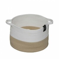 D&D Homecollection Pet-ležaljka Ribbon beli 30X30X20cm