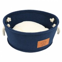 D&D Felt Barrel S ležaljka - 35X35X15cm plava