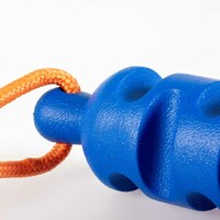 Duvo+ Gumena igračka za pse Groovy grip 40x5,7x5,7cm - Plavo/narandžasta