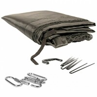 Duvo+ Ograda Puppy Run With Door & Net & Hooks 60X60cm Black