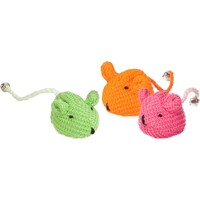 Flamingo Igračka za mačke - Vuneni miš 6 cm 1kom