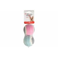 Flamingo Igračka za štene - Teniska lopta HIFA Roze/Zelena 6,5cm