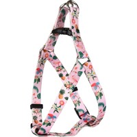 Flamingo Am za pse Step&Go Sera roze-zelena-zuta With Flamingo 35-50cm 15mm 