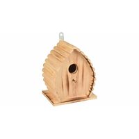 Flamingo Kućica za ptice GIVAN WOOD FLAMED NATURE 16x12,5x19,5cm 