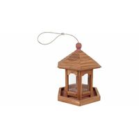 Flamingo Spoljna drvena hranilica za ptice Tica Cedar  20,5x17,5x23cm
