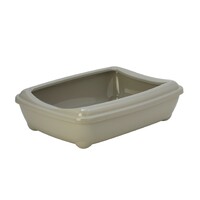 Moderna Arist-O-Tray + Rim - otv.toalet sa ramom-Jumbo - siva 