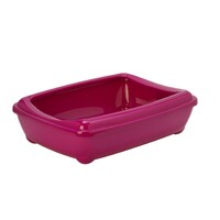 Moderna Arist-O-Tray + Rim - otv.toalet sa ramom-Jumbo - roze