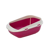 Moderna Mega Comfy Tray + Rim -otvoreni toalet sa ramom- roze 