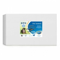 Duvo+ Kavez za pse 2vrata Plastično dno 123X77X83cm crna