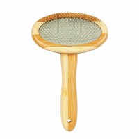 Duvo+ Bamboo Četka SlickerBrush sa metalnim zubcima L