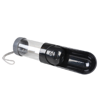 Duvo+ Flašica za vodu Compact 300ml - 6,5x6,5x18,5cm crna
