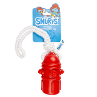 Duvo+ Igračka za pse - Gumena igračka sa kanapom Fire Brigade Smurfs 34x6x6cm 