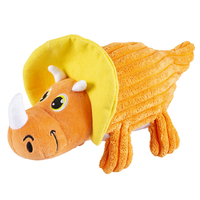 Duvo+ Igračka za pse plišana Plush dino Triceratops corduroy