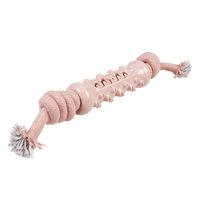 Duvo+ Igračka za pse - Štap od kanapa sa gumom za desni 33x4x4cm - Roze
