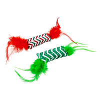 Duvo+ Igračka za mačke Xmas Silky feather toys 2kom