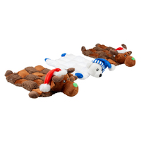 Duvo+ Igračka za pse Xmas Plush flat cuddle squeaky 1kom