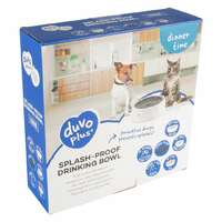 Duvo+ Činija za vodu protiv prskanja Belo-siva 1200ml