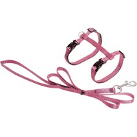 Flamingo Am+Povodac za mačke Svetlo roze 110cm 