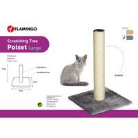 Flamingo Polset grebalica za mačke L Siva