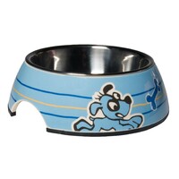 Rogz Činija Bubble Bowlz Puppy M Blue